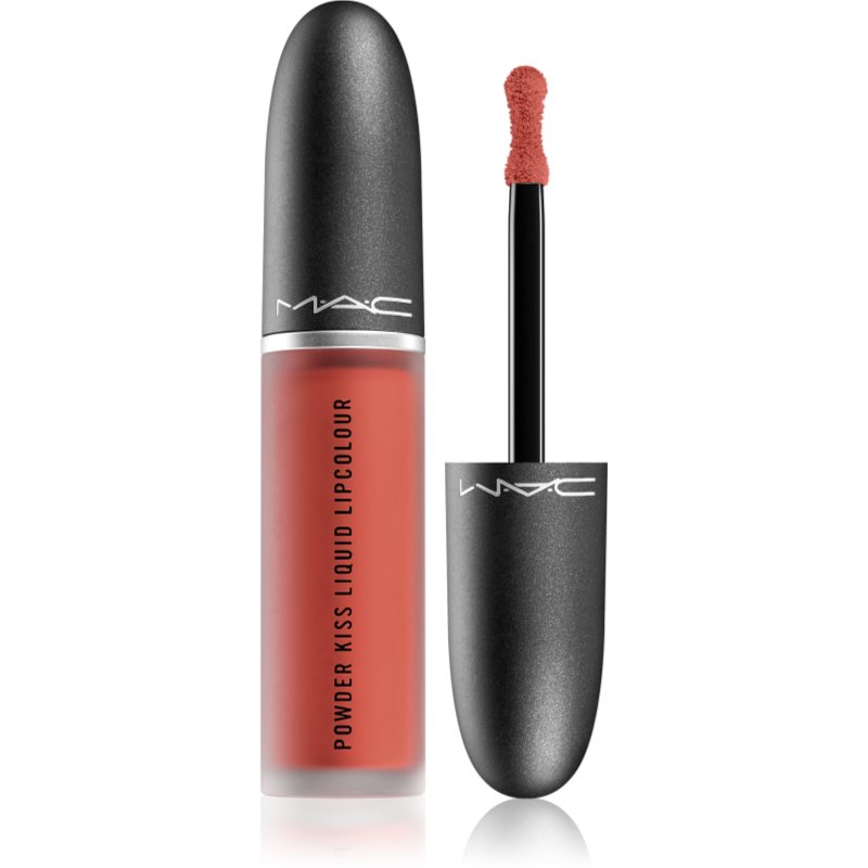 MAC Cosmetics Powder Kiss Liquid Lipcolour матиращо течно червило цвят Sorry not Sorry 5 мл.