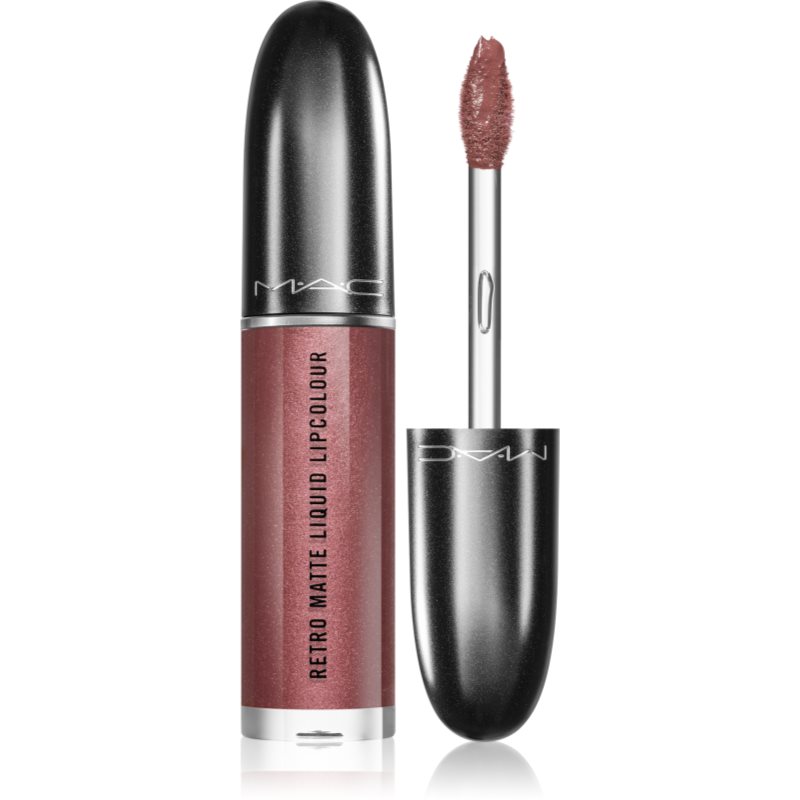 MAC Cosmetics Retro Matte Liquid Lipcolour матиращо течно червило цвят Gemz & Roses 5 мл.