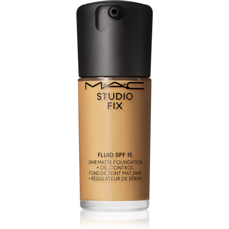 MAC Cosmetics Studio Fix Fluid SPF 15 24HR Matte Foundation + Oil Control матиращ фон дьо тен SPF 15 цвят C45 30 мл.