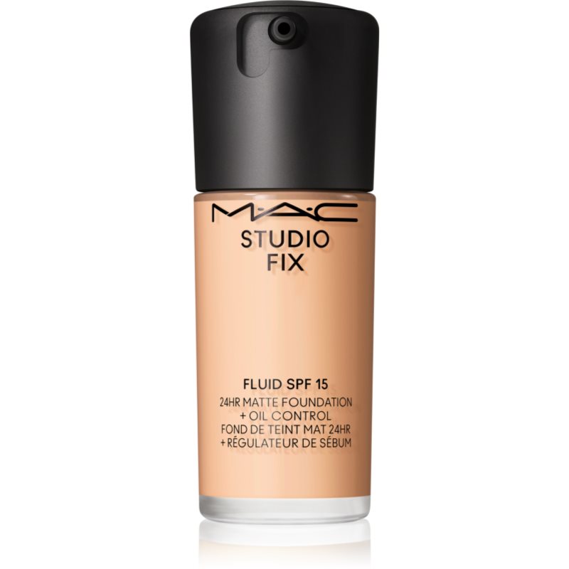 MAC Cosmetics Studio Fix Fluid SPF 15 24HR Matte Foundation + Oil Control матиращ фон дьо тен SPF 15 цвят N5 30 мл.