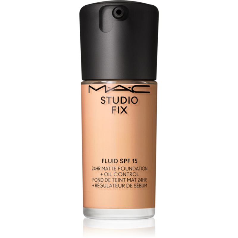 MAC Cosmetics Studio Fix Fluid SPF 15 24HR Matte Foundation + Oil Control матиращ фон дьо тен SPF 15 цвят N6.5 30 мл.