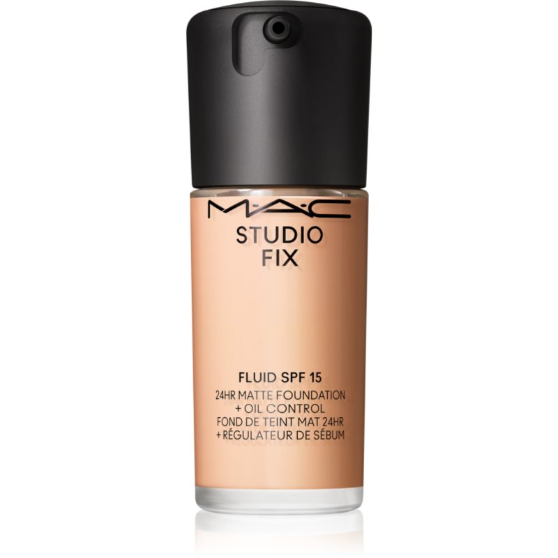 MAC Cosmetics Studio Fix Fluid SPF 15 24HR Matte Foundation + Oil Control матиращ фон дьо тен SPF 15 цвят NW13 30 мл.