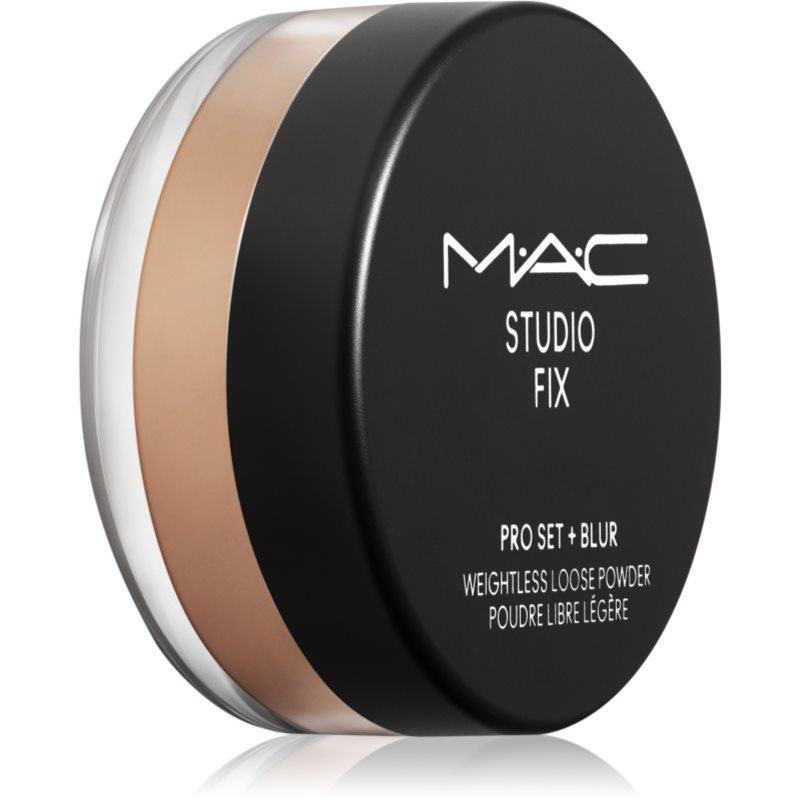 MAC Cosmetics Studio Fix Pro Set + Blur Weightless Loose Powder матираща фиксираща пудра цвят Dark 6