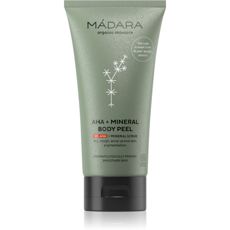 MÁDARA AHA+Mineral изглаждащ пилинг за тяло 175 мл.