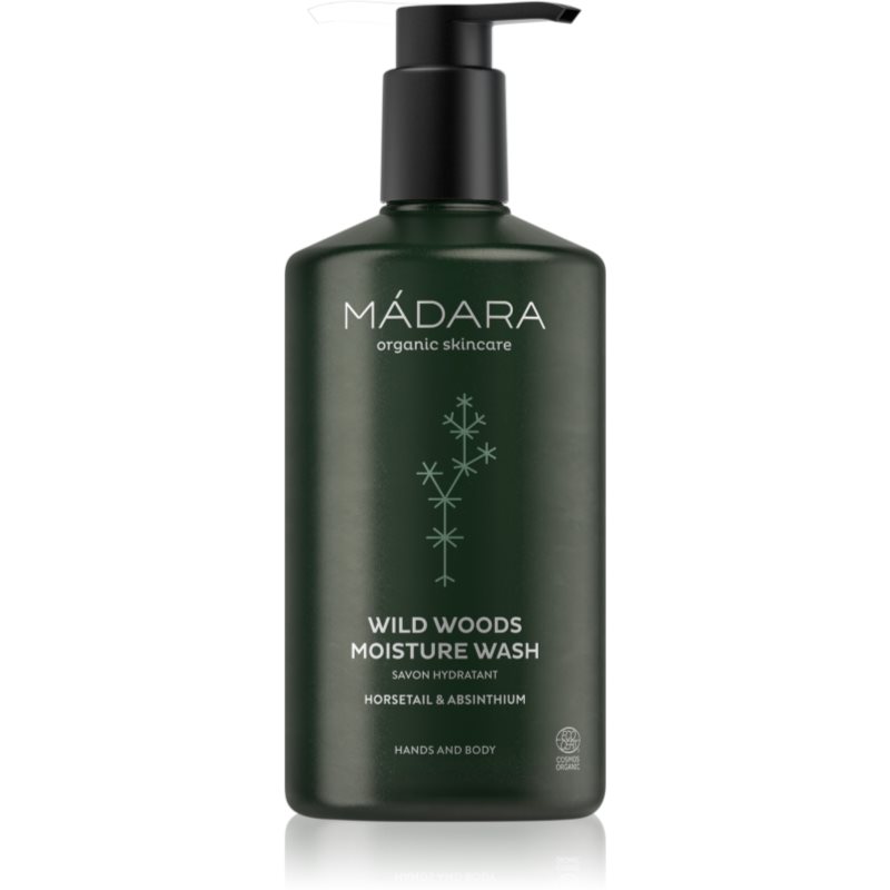 MÁDARA Wild Woods освежаващ душ гел за ръце и тяло 500 мл.