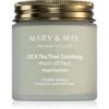 MARY & MAY Cica Tea Tree Soothing минерална почистваща маска с глина за успокояване на кожата 125 гр.
