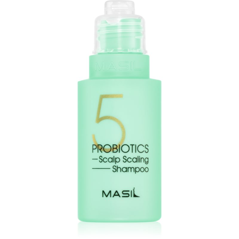 MASIL 5 Probiotics Scalp Scaling дълбоко почистващ шампоан против мазен пърхот 50 мл.