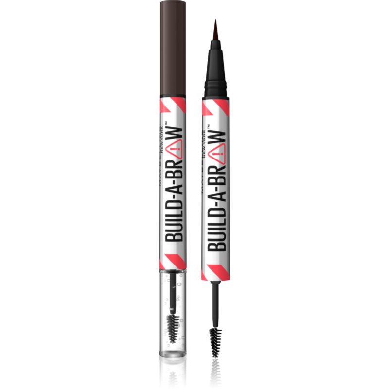 MAYBELLINE NEW YORK Build-A-Brow двустранен молив за вежди за фиксиране и оформяне цвят 259 Ash Brown 1 бр.