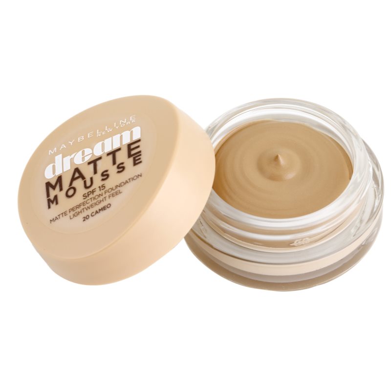 MAYBELLINE NEW YORK Dream Matte Mousse матиращ фон дьо тен цвят 20 Cameo 18 мл. на ниска цена