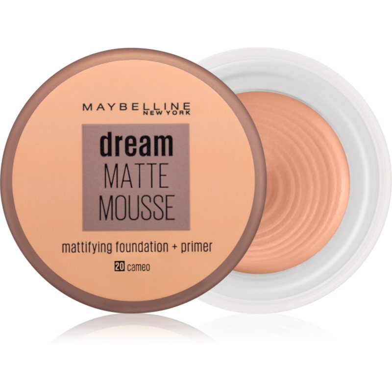 MAYBELLINE NEW YORK Dream Matte Mousse матиращ фон дьо тен цвят 20 Cameo 18 мл.
