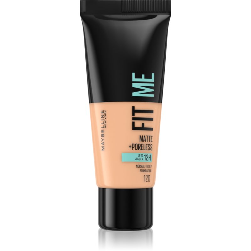 MAYBELLINE NEW YORK Fit Me! Matte+Poreless матиращ фон дьо тен за нормална към мазна кожа цвят 120 Classic Ivory 30 мл. на ниска цена