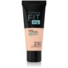 MAYBELLINE NEW YORK Fit Me! Matte+Poreless матиращ фон дьо тен за нормална към мазна кожа цвят 230 Natural Buff 30 мл.