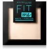 MAYBELLINE NEW YORK Fit Me! Matte+Poreless матираща пудра цвят 120 Classic Ivory 9 гр.