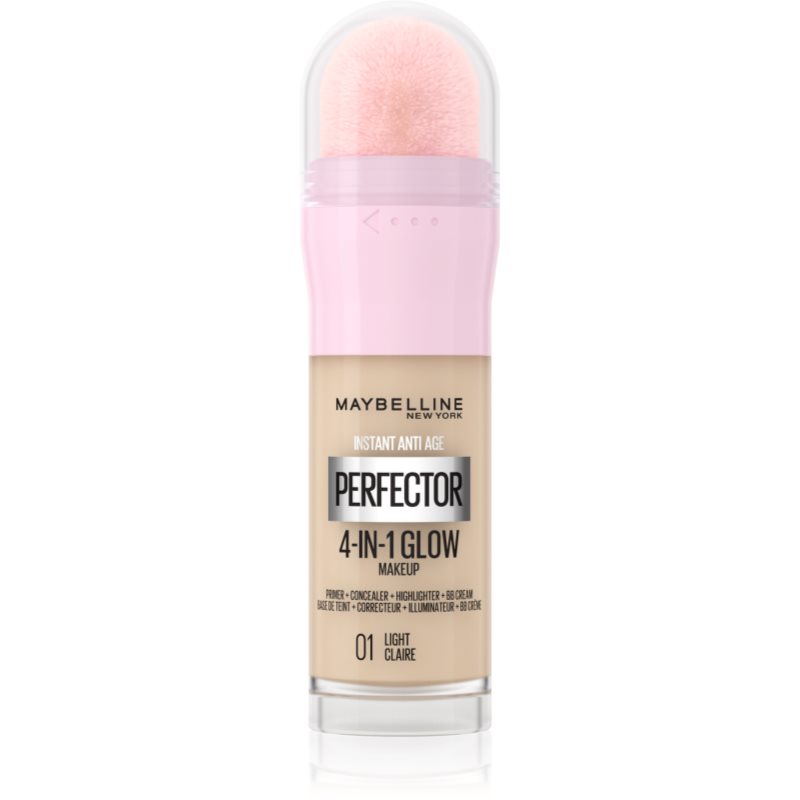 MAYBELLINE NEW YORK Instant Perfector 4-in-1 озаряващ фон дьо тен за естествен вид цвят 01 Light 20 мл.