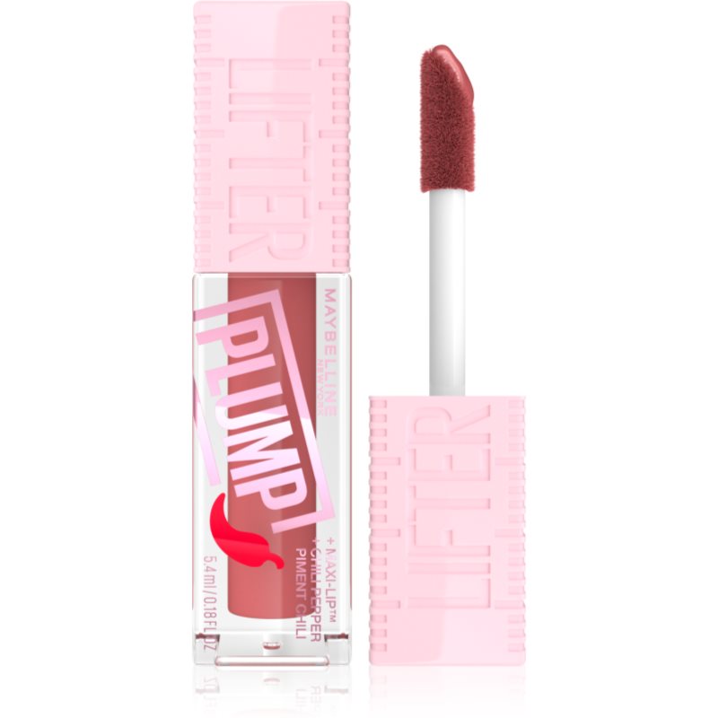 MAYBELLINE NEW YORK Lifter Plump блясък за устни с увеличаващ ефект цвят 005 Peach Fever 5.4 мл.