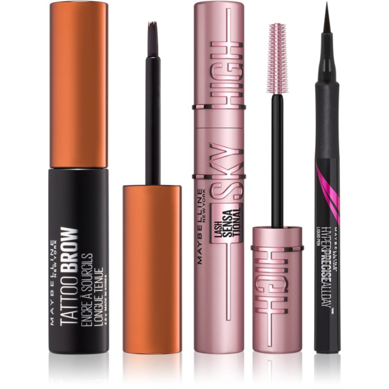 MAYBELLINE NEW YORK Make-Up Set комплект на изгодна цена за очи и вежди Medium Brown на ниска цена