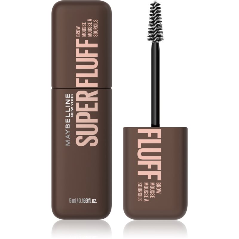 MAYBELLINE NEW YORK Super Fluff Mousse гел за вежди цвят 260 Deep Brown 5 мл.
