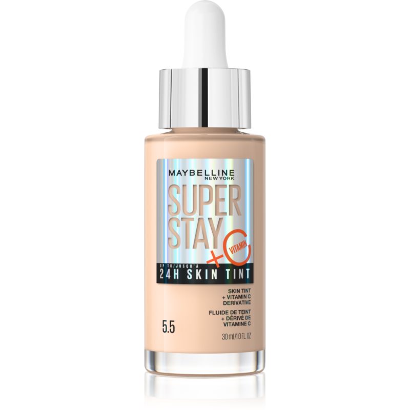 MAYBELLINE NEW YORK SuperStay Vitamin C Skin Tint серум да уеднакви цвета на кожата цвят 5.5 30 мл. на ниска цена