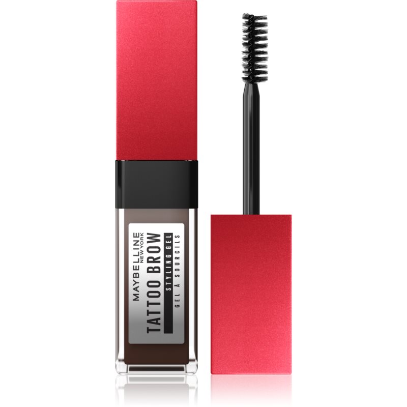 MAYBELLINE NEW YORK Tattoo Brow 36H дълготраен гел за вежди цвят Deep Brown 6 мл.