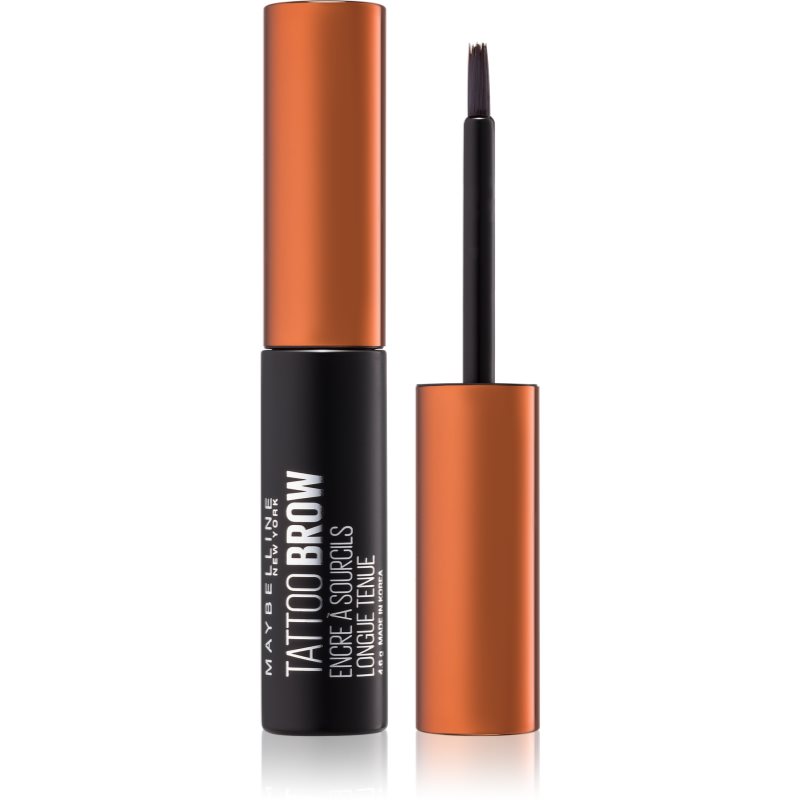 MAYBELLINE NEW YORK Tattoo Brow семи-перманента гел боя за вежди цвят Medium Brown 4.6 гр. на ниска цена