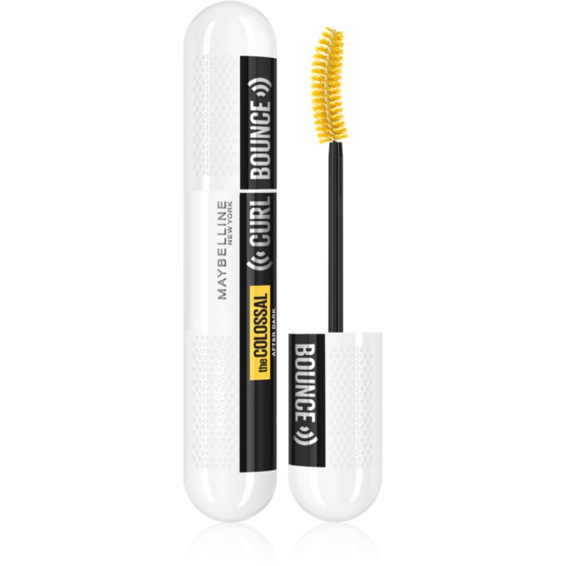 MAYBELLINE NEW YORK The Colossal Curl Bounce After Dark спирала за обем и извиване на мигли екстра черно 10 мл.