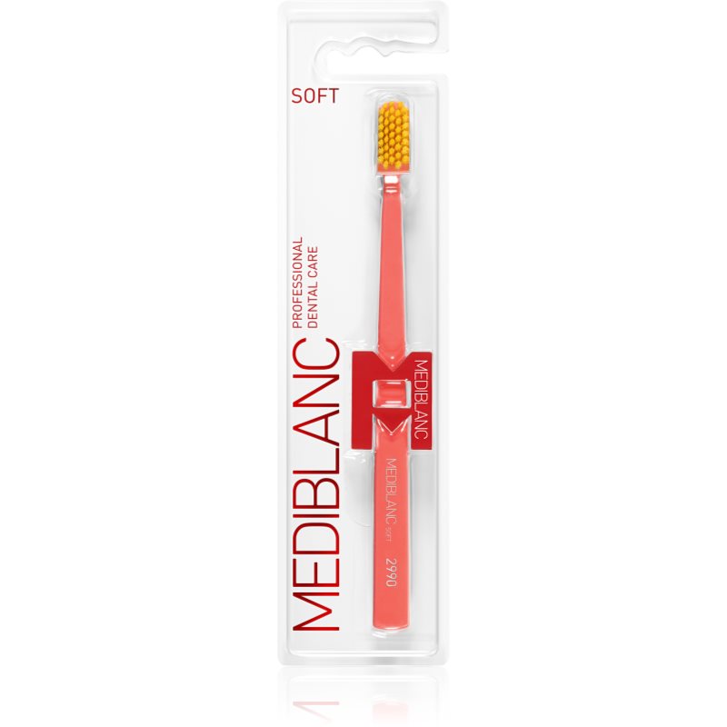 MEDIBLANC 2990 Soft четка за зъби софт Salmon 1 бр.