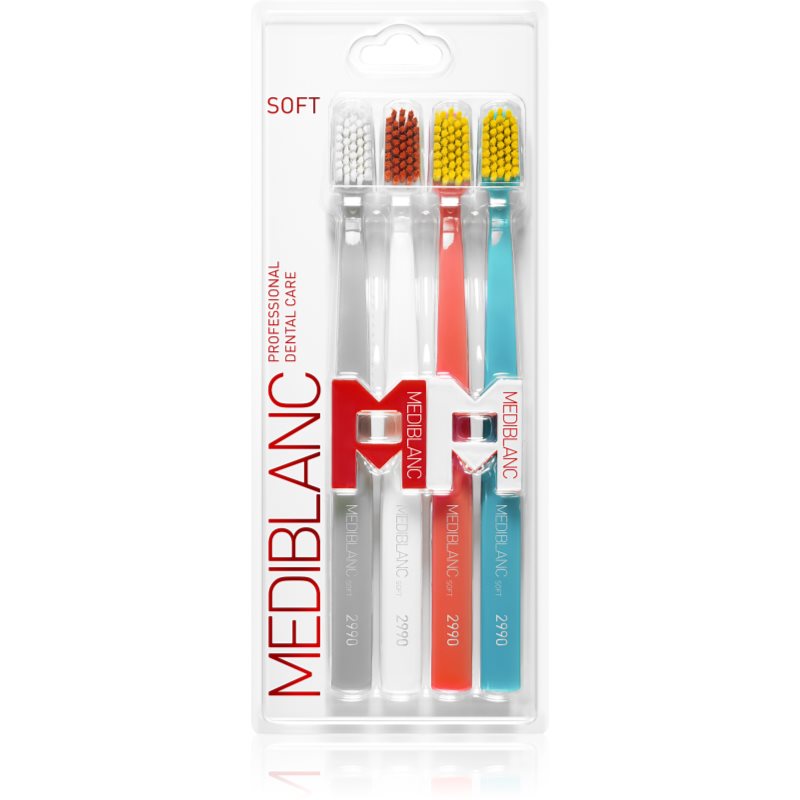 MEDIBLANC 2990 Soft четки за зъби софт 4 бр.