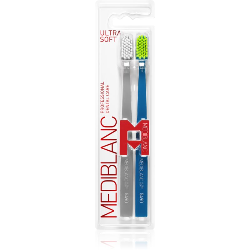 MEDIBLANC 5490 Ultra Soft четки за зъби ултра софт Grey