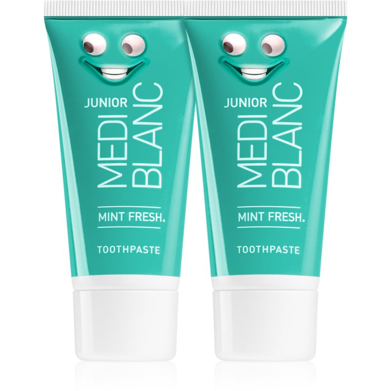 MEDIBLANC JUNIOR Mint fresh детска паста за зъби 2x50 мл.