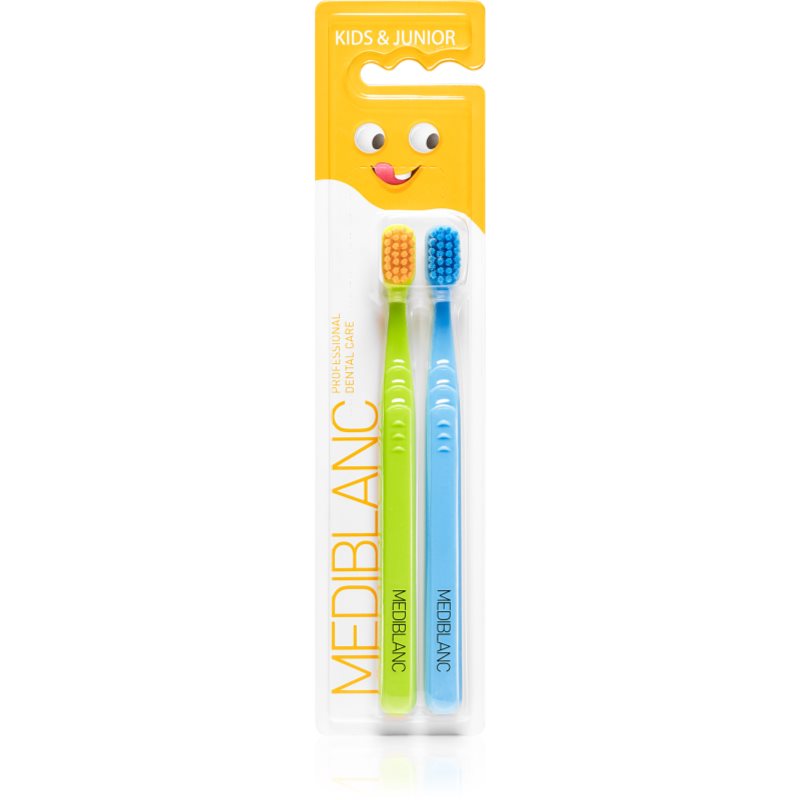 MEDIBLANC KIDS & JUNIOR Ultra Soft четка за зъби за деца ултра софт Green