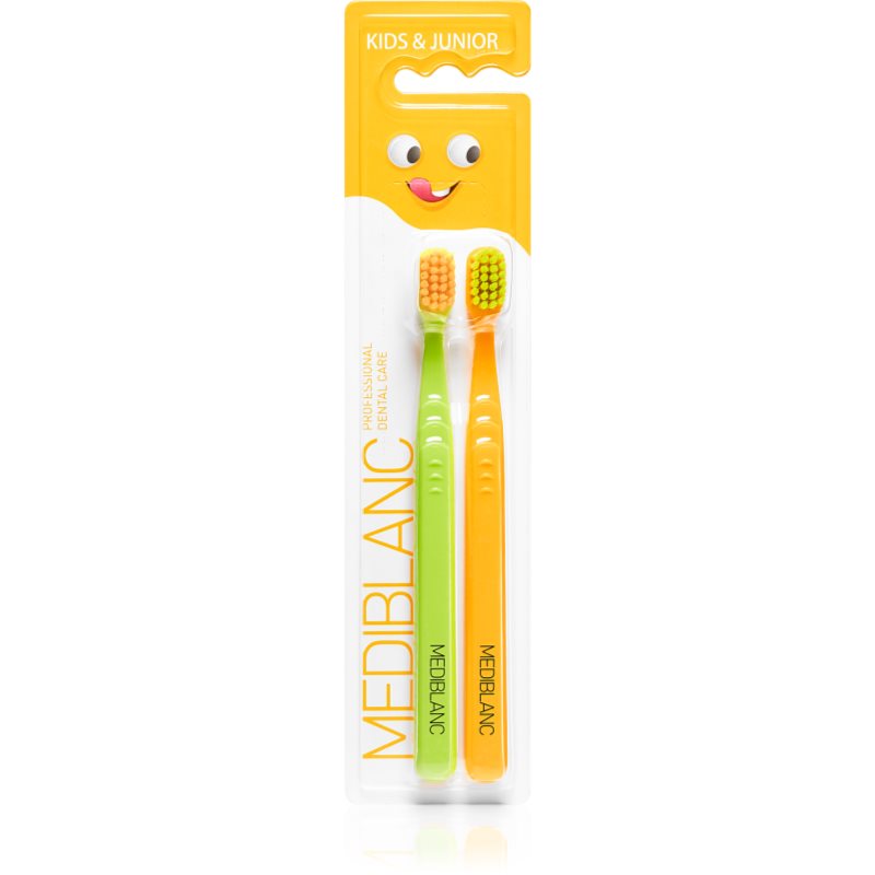 MEDIBLANC KIDS & JUNIOR Ultra Soft четка за зъби за деца ултра софт Green