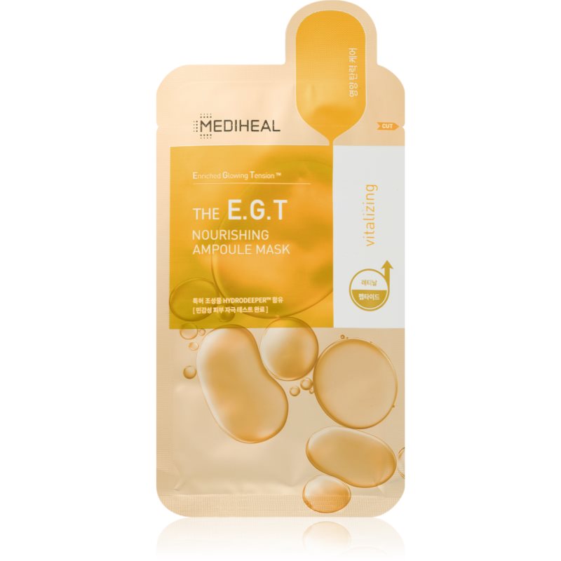 MEDIHEAL Ampoule Mask The E.G.T подхранваща платнена маска с успокояващ ефект 25 мл.