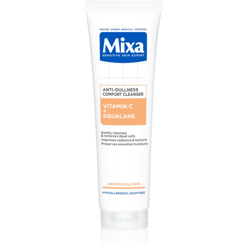 MIXA Anti-Dullness Comfort Cleanserm почистващ гел за лице с витамин С 150 мл. на ниска цена