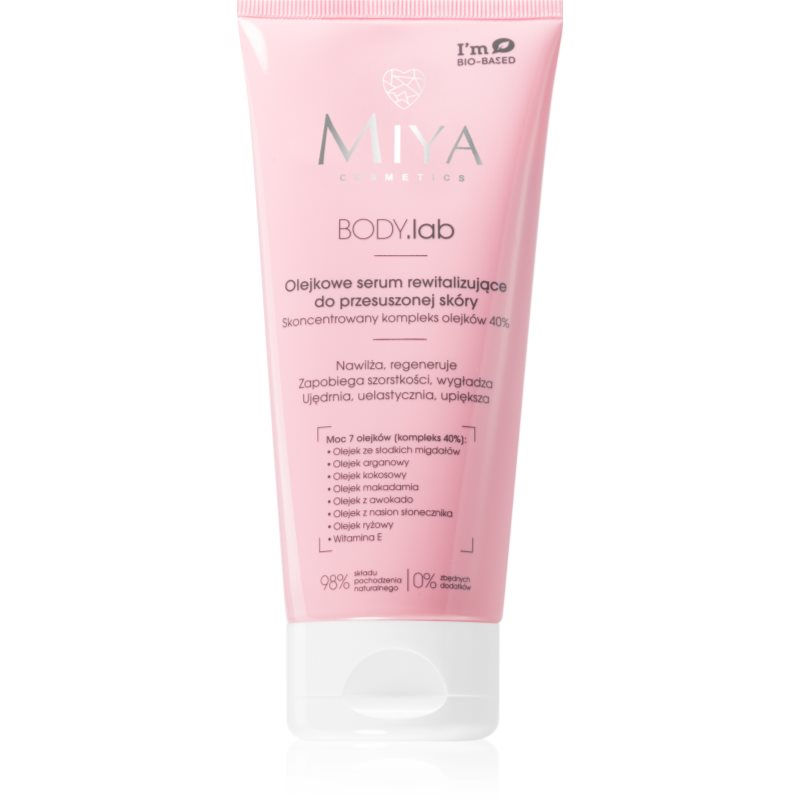 MIYA Cosmetics BODY.lab ревитализиращ серум за суха кожа 200 мл.