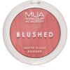 MUA Makeup Academy Blushed Powder Blusher руж - пудра цвят Rouge Punch 5 гр.