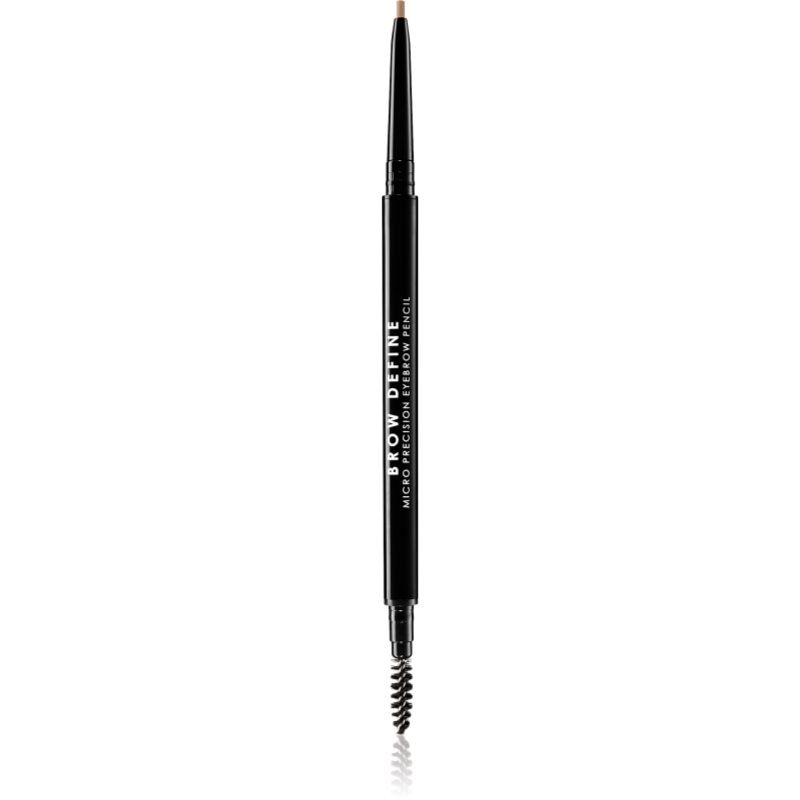 MUA Makeup Academy Brow Define прецизен молив за вежди с четка цвят Fair 0