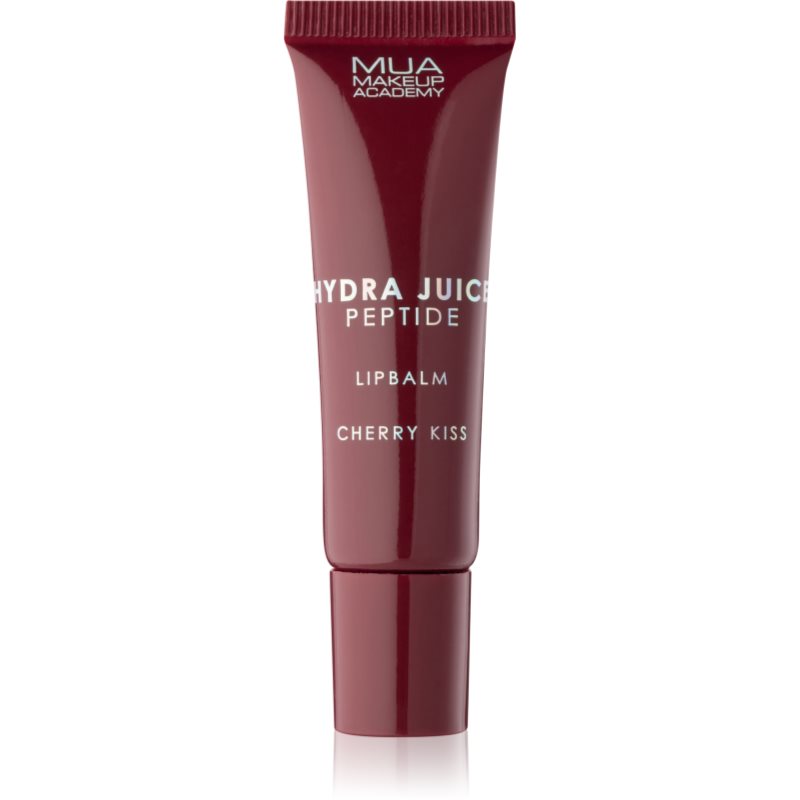 MUA Makeup Academy Hydra-Juice Peptide хидратиращ балсам за устни за блясък аромати Cherry Kiss 10 мл.
