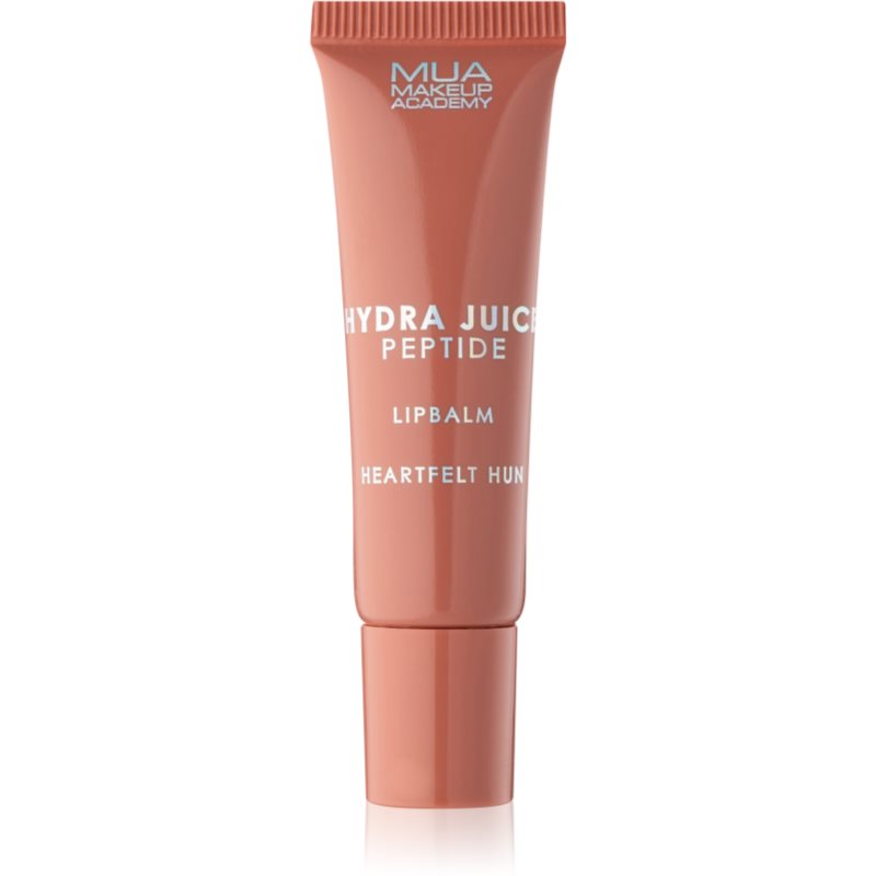 MUA Makeup Academy Hydra-Juice Peptide хидратиращ балсам за устни за блясък аромати Heartfelt Hun (Honey) 10 мл.