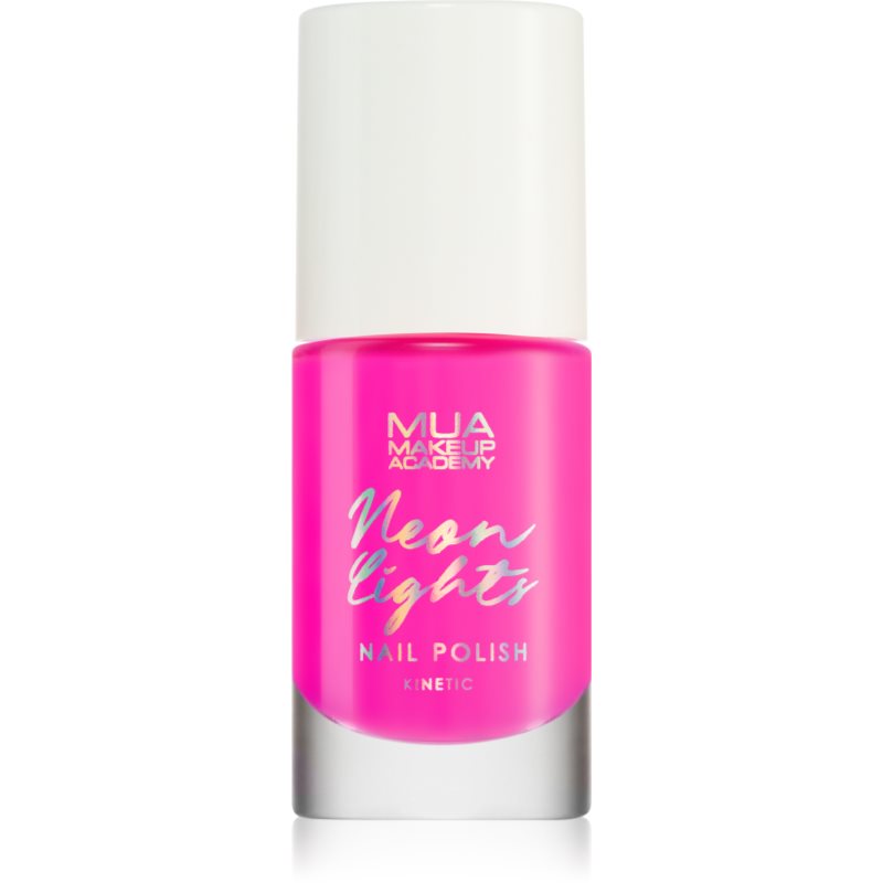 MUA Makeup Academy Neon Lights неонов лак за нокти цвят Kinetic 8 мл.