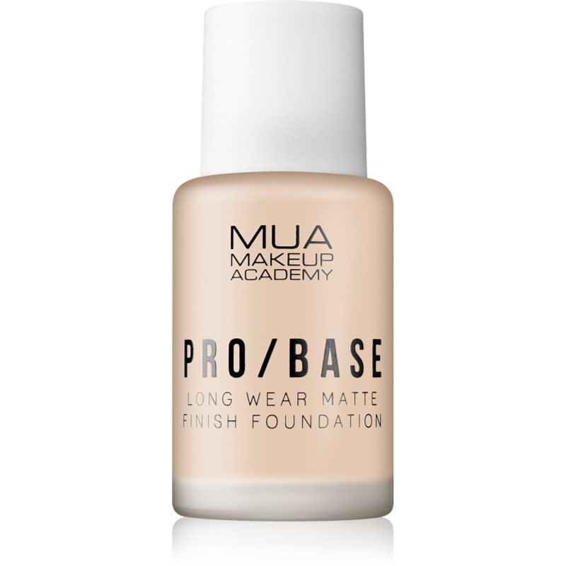 MUA Makeup Academy PRO/BASE дълготраен матиращ фон дьо тен цвят #102 30 мл.