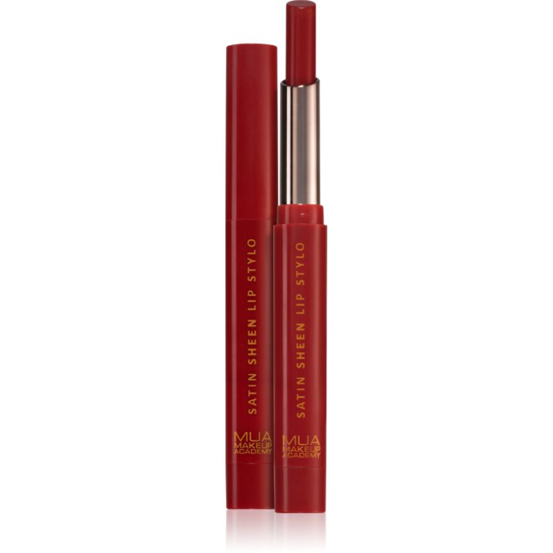MUA Makeup Academy Satin Sheen сатенено червило цвят Razzleberry 1