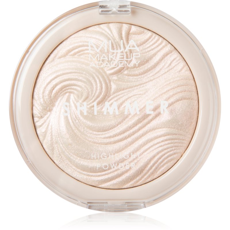 MUA Makeup Academy Shimmer компактна озаряваща пудра цвят Peach Diamond 8 гр.