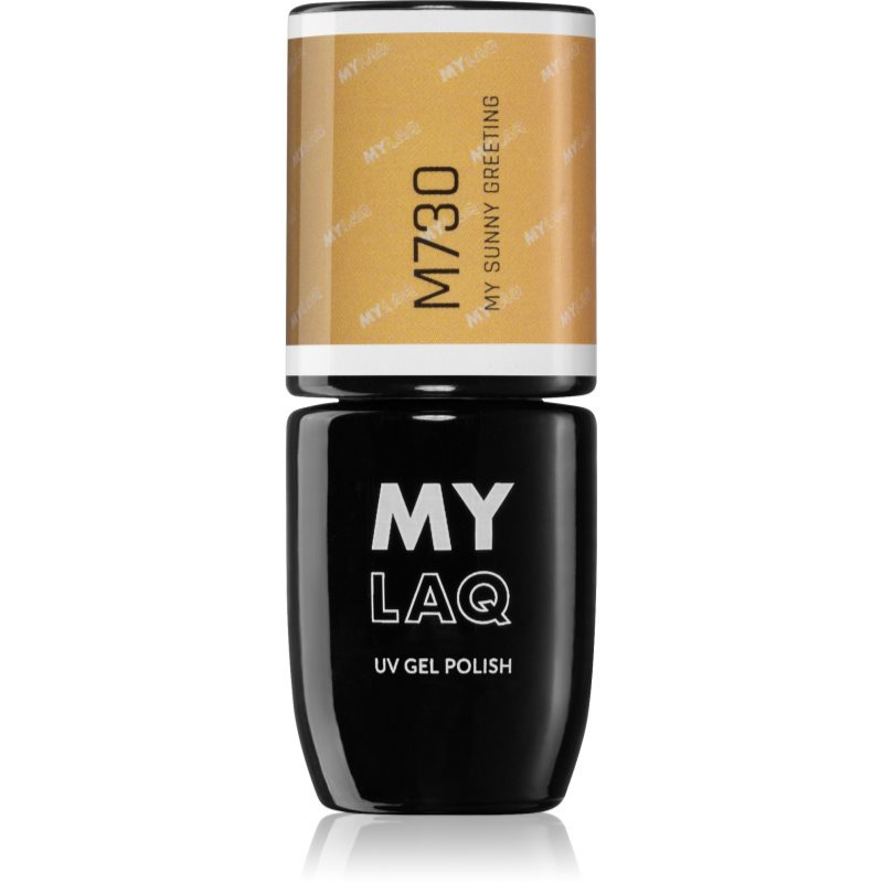 MYLAQ UV Gel Polish гел лак за нокти цвят My Sunny Greeting 5 мл.