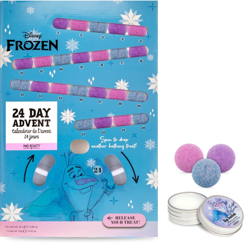 Mad Beauty Frozen Advent коледен календар 24 бр.