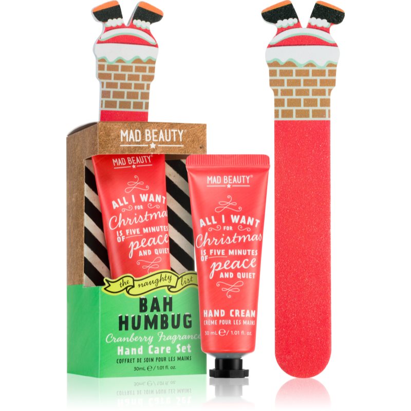 Mad Beauty The Naughty List Bah Humbug подаръчен комплект за ръце и нокти