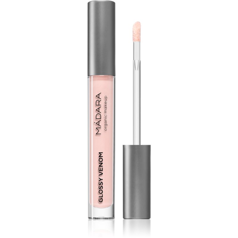 Mádara Glossy Venom блясък за устни цвят #74 Nude Coral 4 мл.