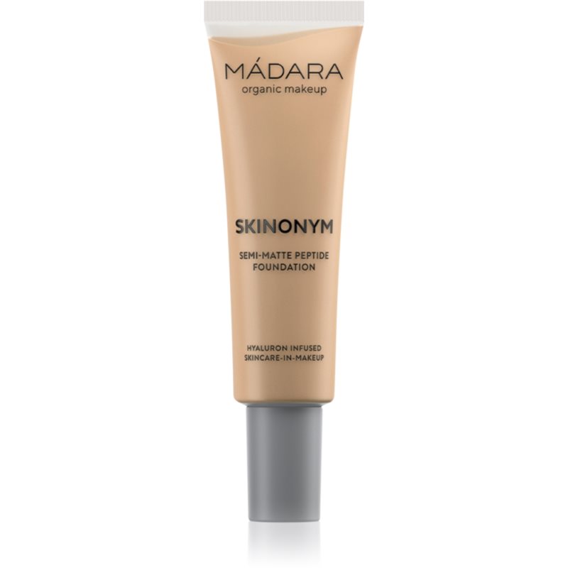 Mádara Skinonym Semi-Matte Peptide дълготраен фон дьо тен с пептиди цвят Sand 40 30 мл.