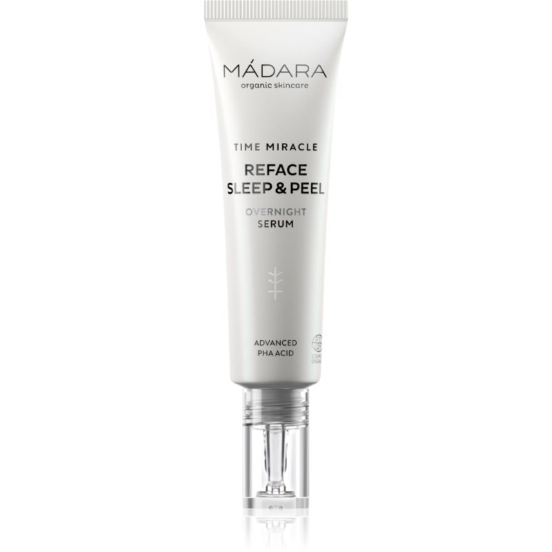 Mádara Time Miracle Reface Sleep & Peel нежен нощен пилинг-серум с подмладяващ ефект 30 мл. на ниска цена
