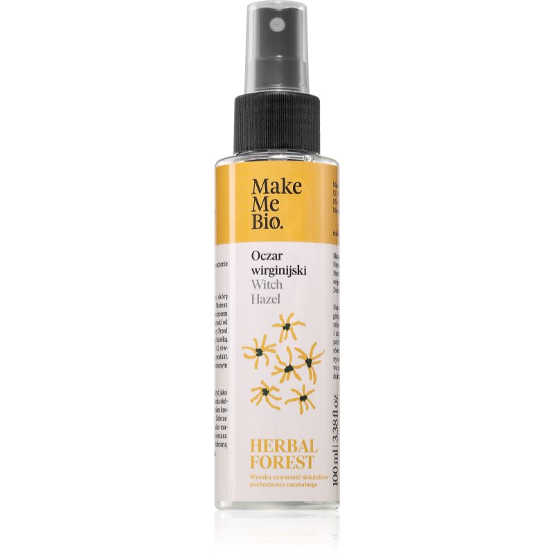 Make Me BIO Herbal Forest Witch Hazel успокояващ флорален тоник с антиоксидантен ефект 100 мл.