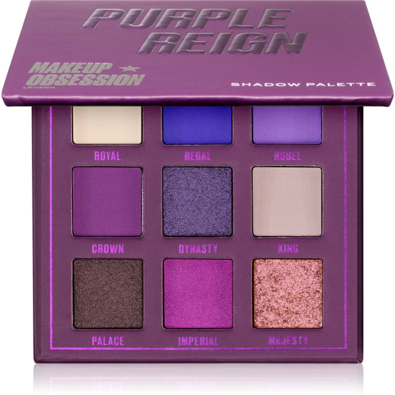 Makeup Obsession Mini Palette палитра сенки за очи цвят Purple Reign 0